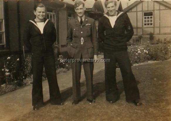 Peter Provenzano Photo Album Image_copy_110.jpg - Peter Provenzano with Royal Navy sailors. Fall of 1941.
